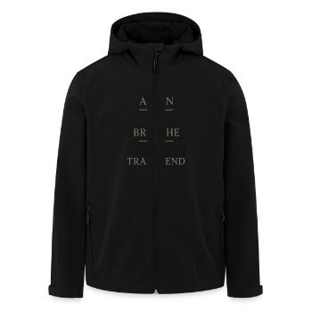 Boho Yoga Cadeau spirituel pour les yogis conscients - Veste softshell homme en polyester recyclé Stanley/Stella - noir - Devant - AI Model Male 185 light (185cm)
