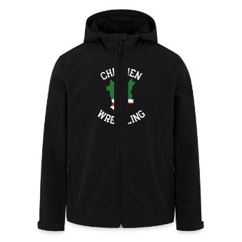 Chechen Wrestling - Recycelte Männer Softshell-Jacke von Stanley/Stella - Schwarz - Vorne - AI Model Male 185 light (185cm)