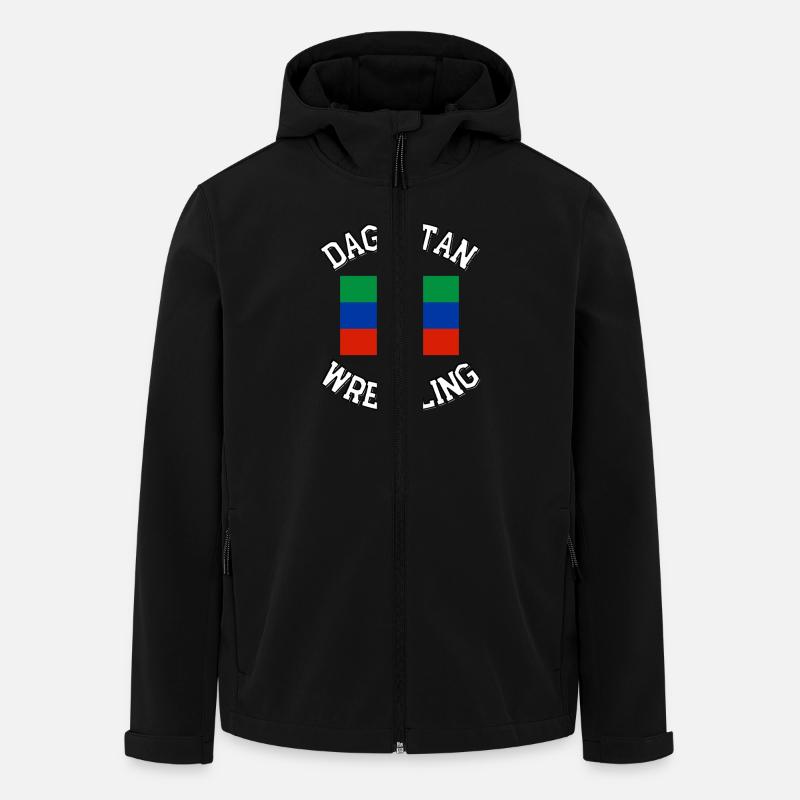 Dagestan Wrestling - Recycelte Männer Softshell-Jacke von Stanley/Stella - Schwarz