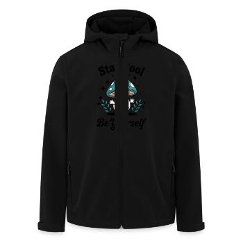 SOYEZ VOUS-MÊME - Veste softshell homme en polyester recyclé Stanley/Stella - noir - Devant - AI Model Male 185 light (185cm)