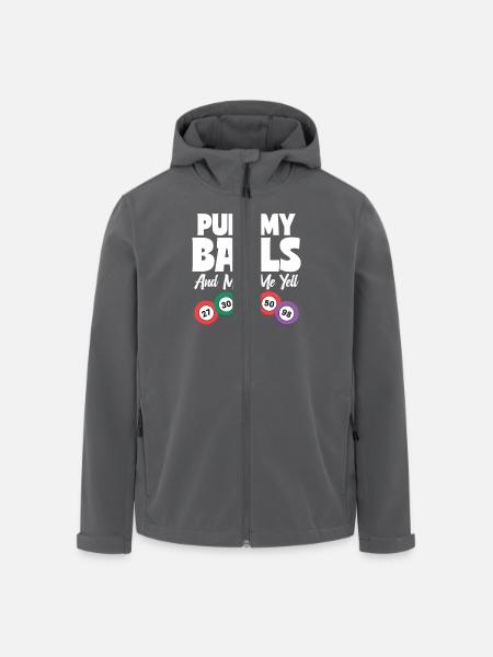 Bingo Geschenk für Bingospieler - Recycelte Männer Softshell-Jacke von Stanley/Stella - Schwarz