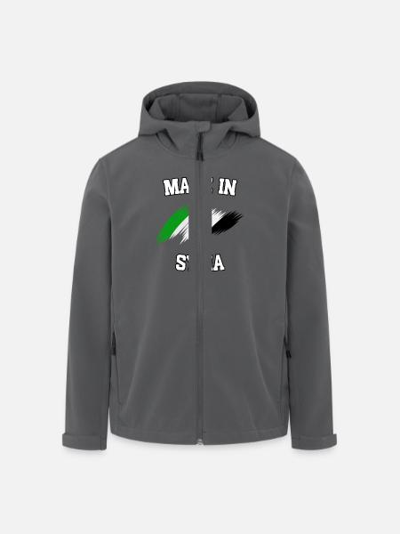 Made in Syria - Recycelte Männer Softshell-Jacke von Stanley/Stella - Schwarz