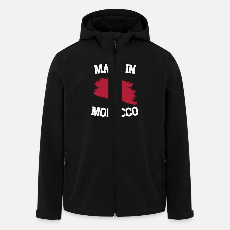 Made in Morocco - Recycelte Männer Softshell-Jacke von Stanley/Stella - Schwarz