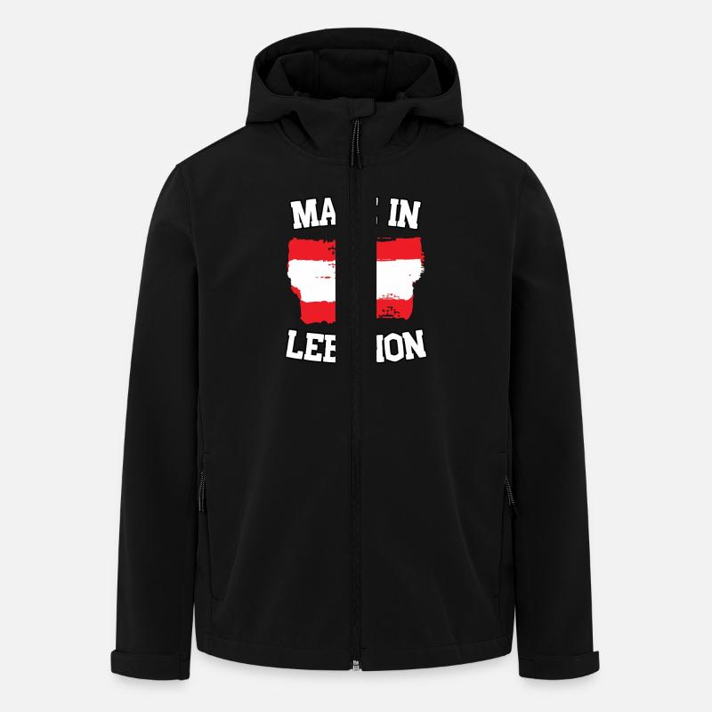 Made in Lebanon - Recycelte Männer Softshell-Jacke von Stanley/Stella - Schwarz