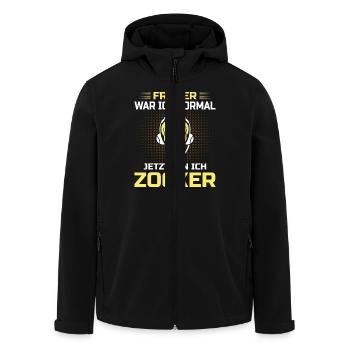 Zocken Gamer Gaming Zocker Controller Videospiele - Recycelte Männer Softshell-Jacke von Stanley/Stella - Schwarz - Vorne - AI Model Male 185 light (185cm)