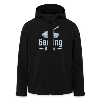 Zocken Gamer Gaming Zocker Controller Videospiele - Recycelte Männer Softshell-Jacke von Stanley/Stella - Schwarz - Vorne - AI Model Male 185 light (185cm)