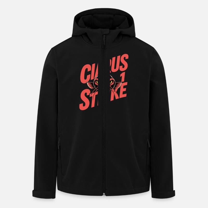 CIARUS-STREIK - Recycelte Männer Softshell-Jacke von Stanley/Stella - Schwarz