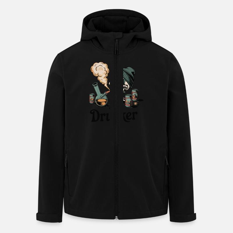 DER BETRUNKENE - Recycelte Männer Softshell-Jacke von Stanley/Stella - Schwarz