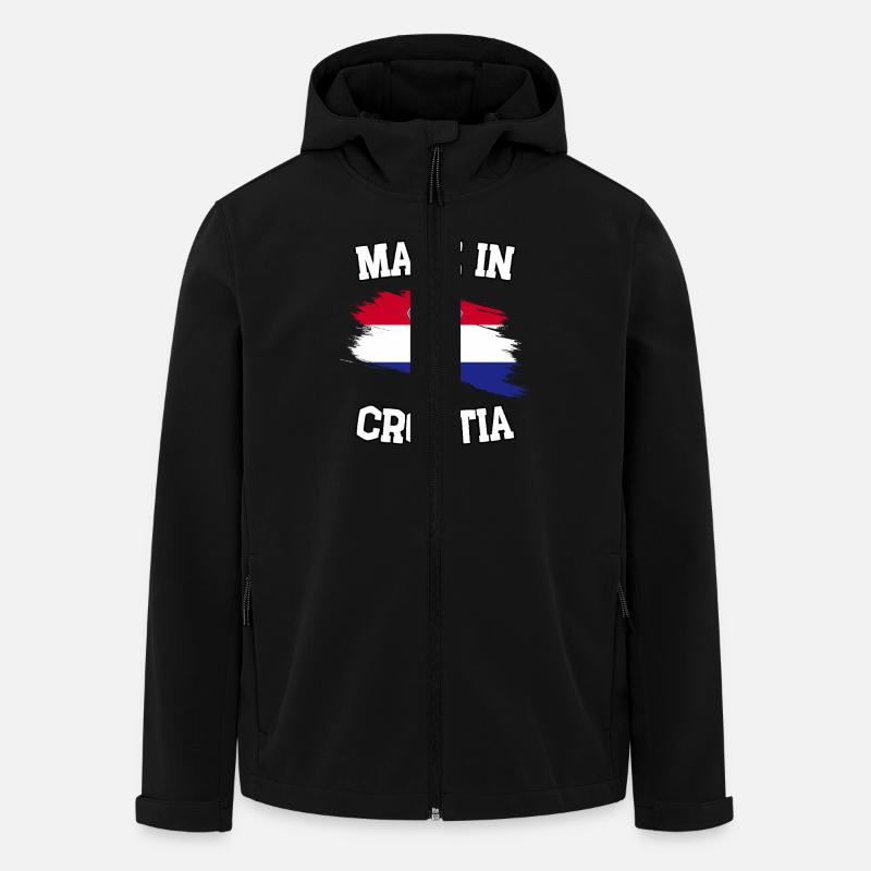 Made in Croatia - Recycelte Männer Softshell-Jacke von Stanley/Stella - Schwarz