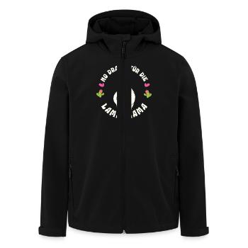 Muttertag NO DRAMA FÜR DIE LAMA MAMA Lustig - Recycelte Männer Softshell-Jacke von Stanley/Stella - Schwarz - Vorne - AI Model Male 185 light (185cm)