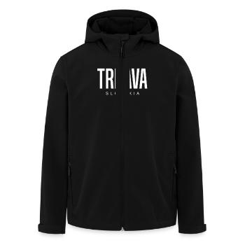 Trnava Slowakei - Recycelte Männer Softshell-Jacke von Stanley/Stella - Schwarz - Vorne - AI Model Male 185 light (185cm)