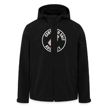 Salzliebhaber Natriumabhängiger Nacl Meme - Recycelte Männer Softshell-Jacke von Stanley/Stella - Schwarz - Vorne - AI Model Male 185 light (185cm)