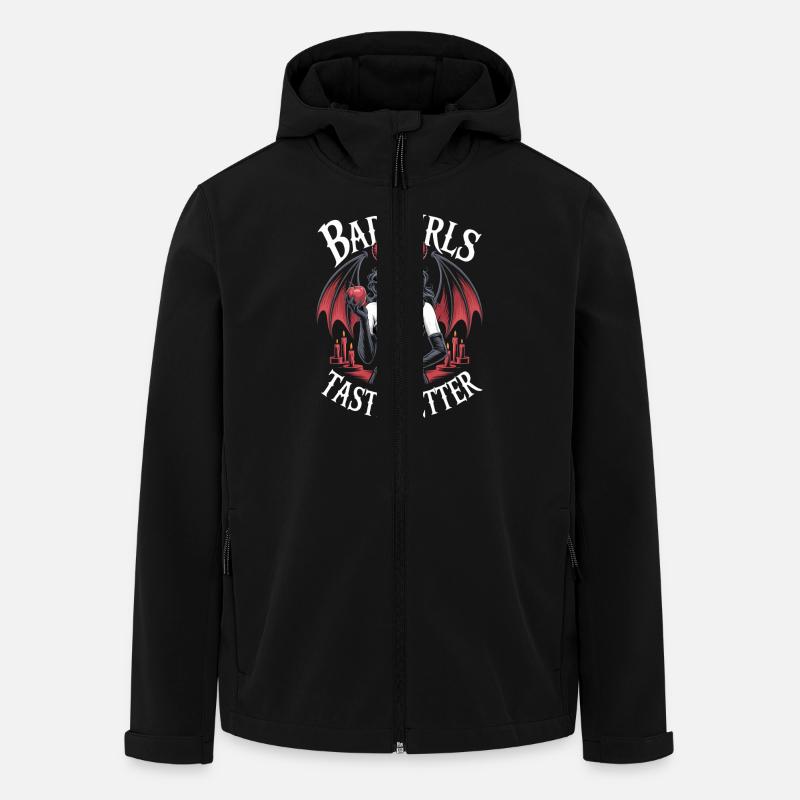 Bad Girls Taste Better! Goth Gothic Emo Baddie - Men’s Recycled Softshell Jacket by Stanley/Stella - black