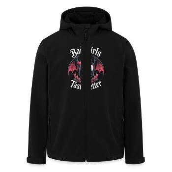 Bad Girls Taste Better! Goth Gothic Emo Baddie - Men’s Recycled Softshell Jacket by Stanley/Stella - black - Front - AI Model Male 185 light (185cm)