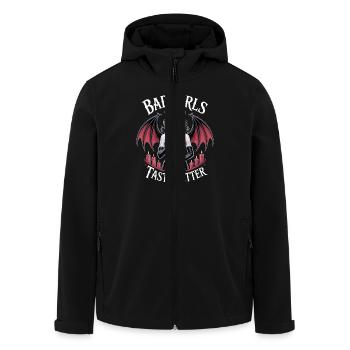 Bad Girls Taste Better! Goth Gothic Emo Baddie - Men’s Recycled Softshell Jacket by Stanley/Stella - black - Front - AI Model Male 185 light (185cm)