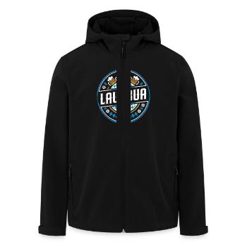 Drôle Lausbua Bayern Design - Veste softshell homme en polyester recyclé Stanley/Stella - noir - Devant - AI Model Male 185 light (185cm)