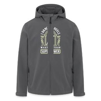 Dance In Heels Superpower Ballroom Dancing - Men’s Recycled Softshell Jacket by Stanley/Stella - anthracite - Front - AI Model Male 185 light (185cm)