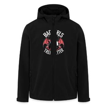 Bad Girls Taste Better! Goth Gothic Emo Baddie - Men’s Recycled Softshell Jacket by Stanley/Stella - black - Front - AI Model Male 185 light (185cm)