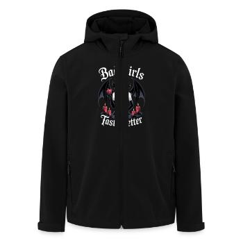 Bad Girls Taste Better! Goth Gothic Emo Baddie - Men’s Recycled Softshell Jacket by Stanley/Stella - black - Front - AI Model Male 185 light (185cm)