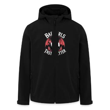 Bad Girls Taste Better! Goth Gothic Emo Baddie - Men’s Recycled Softshell Jacket by Stanley/Stella - black - Front - AI Model Male 185 light (185cm)