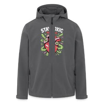 BLEIBEN SIE GIFTIG - Recycelte Männer Softshell-Jacke von Stanley/Stella - Anthrazit - Vorne - AI Model Male 185 light (185cm)