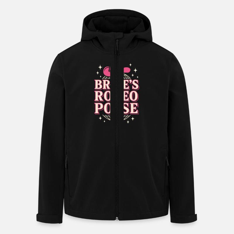 Disco Coirl Western Hen Party - Men’s Recycled Softshell Jacket by Stanley/Stella - black