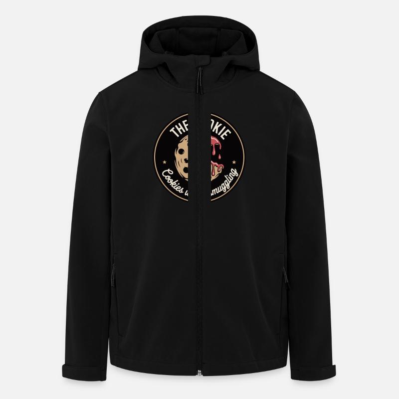 COOKIES WORTH IT - Men’s Recycled Softshell Jacket by Stanley/Stella - black