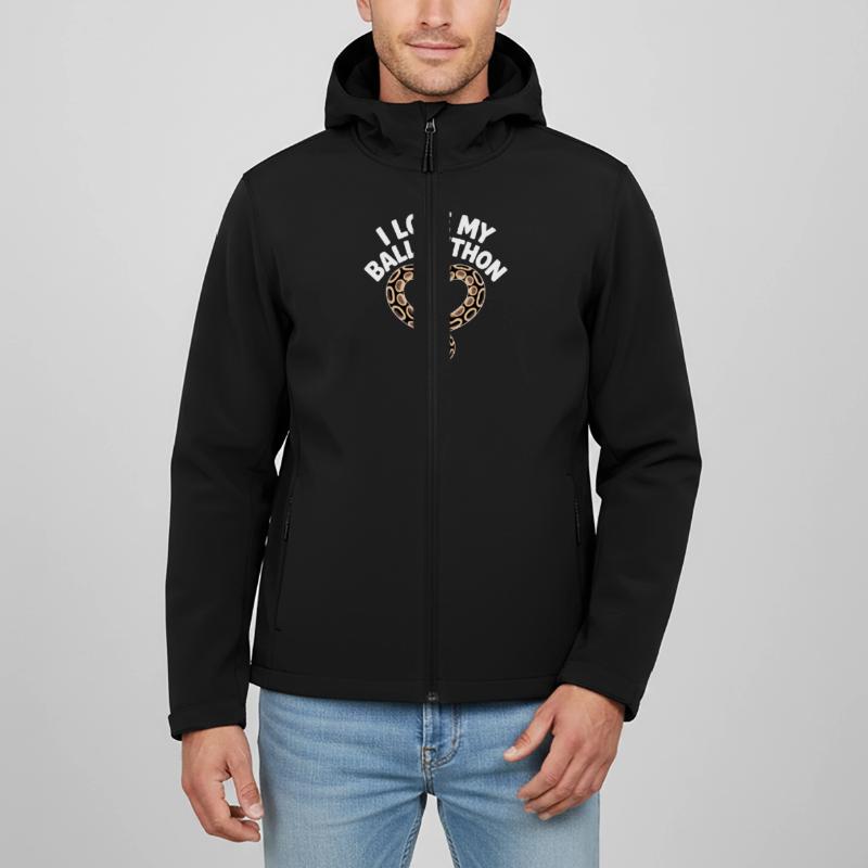 J’adore mon python royal ! Roi python Veste softshell homme en polyester recyclé Stanley/Stella