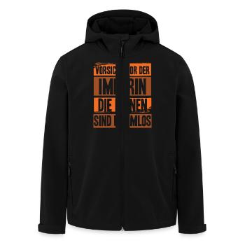 Biene Imker Geschenk Honig Honig Dealer Hobby - Recycelte Männer Softshell-Jacke von Stanley/Stella - Schwarz - Vorne - AI Model Male 185 light (185cm)