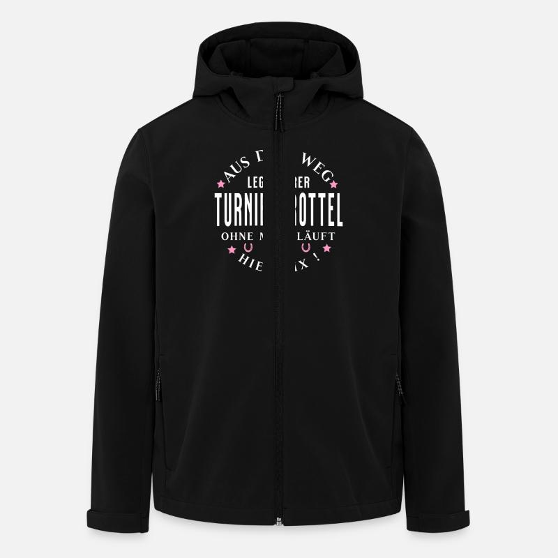 Legendärer Turniertrottel - Recycelte Männer Softshell-Jacke von Stanley/Stella - Schwarz