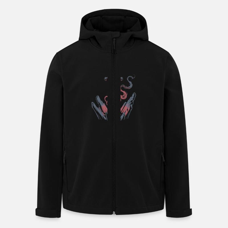 THE ULTIMATE SWORD - Men’s Recycled Softshell Jacket by Stanley/Stella - black