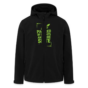 Vegan Punk Rebell Vegan Vegan Anarchist Vegan - Recycelte Männer Softshell-Jacke von Stanley/Stella - Schwarz - Vorne - AI Model Male 185 light (185cm)