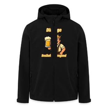 Party Outfit Men Men with Saying Weekend - Men’s Recycled Softshell Jacket by Stanley/Stella - black - Front - AI Model Male 185 light (185cm)