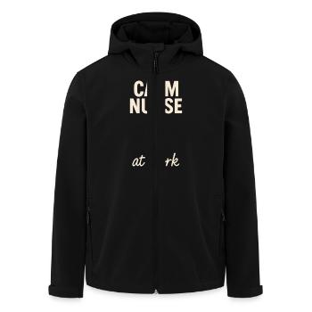 Coffee Lover Kindness Club Positive Message - Recycelte Männer Softshell-Jacke von Stanley/Stella - Schwarz - Vorne - AI Model Male 185 light (185cm)