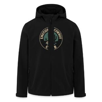 Cowboy Sad Cowboy Western Emo Country Music Fan - Recycelte Männer Softshell-Jacke von Stanley/Stella - Schwarz - Vorne - AI Model Male 185 light (185cm)