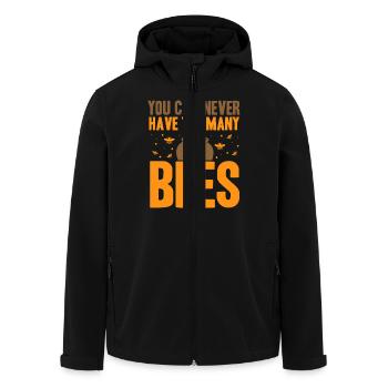 Biene Imker Geschenk Honig Honig Dealer Hobby - Recycelte Männer Softshell-Jacke von Stanley/Stella - Schwarz - Vorne - AI Model Male 185 light (185cm)