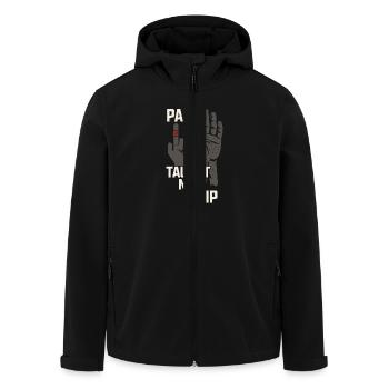 Entraînement de la force de préhension pour les grimpeurs Hangboard - Veste softshell homme en polyester recyclé Stanley/Stella - noir - Devant - AI Model Male 185 light (185cm)