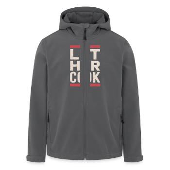 Let Her Cook Statement Design pour les cuisinières - Veste softshell homme en polyester recyclé Stanley/Stella - charbon - Devant - AI Model Male 185 light (185cm)