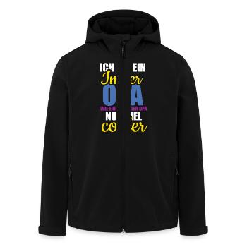 Biene Imker Geschenk Honig Honig Dealer Hobby - Recycelte Männer Softshell-Jacke von Stanley/Stella - Schwarz - Vorne - AI Model Male 185 light (185cm)