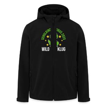 Kita Abschied Erste Klasse Einschulung 2025 - Recycelte Männer Softshell-Jacke von Stanley/Stella - Schwarz - Vorne - AI Model Male 185 light (185cm)