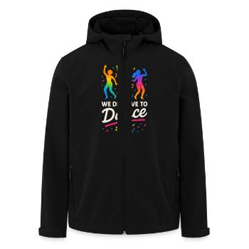 Queer Pride Queer Joy Homologation LGBTQ+ Trans - Veste softshell homme en polyester recyclé Stanley/Stella - noir - Devant - AI Model Male 185 light (185cm)