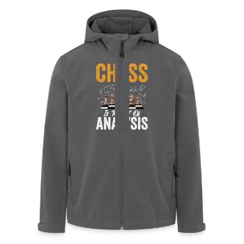 Échecs Casse-tête Jeu de société Maître d’échecs - Veste softshell homme en polyester recyclé Stanley/Stella - charbon - Devant - AI Model Male 185 light (185cm)