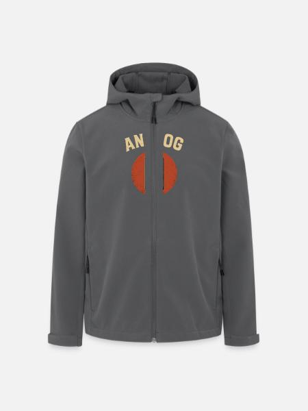 Analog Vakuumröhre Retro Vintage - Recycelte Männer Softshell-Jacke von Stanley/Stella - Schwarz