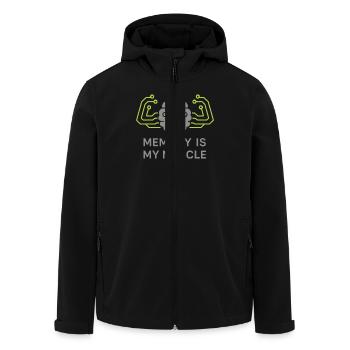 Memory Athlet Mnemonic Brain Training Mental - Recycelte Männer Softshell-Jacke von Stanley/Stella - Schwarz - Vorne - AI Model Male 185 light (185cm)