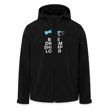 Blue Dream – Für Garnelen-Liebhaber - Recycelte Männer Softshell-Jacke von Stanley/Stella - Schwarz - Vorne - AI Model Male 185 light (185cm)