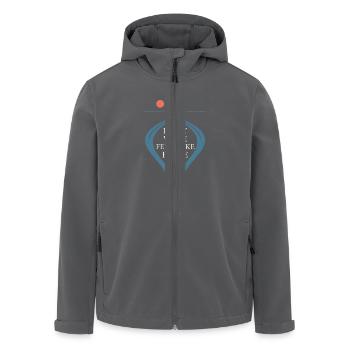 Cruise Addict Funny Cruise Loyalty Ocean - Men’s Recycled Softshell Jacket by Stanley/Stella - anthracite - Front - AI Model Male 185 light (185cm)