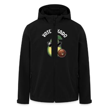 Vaterschaft VATER-KADO Bald Papa Lustiges - Recycelte Männer Softshell-Jacke von Stanley/Stella - Schwarz - Vorne - AI Model Male 185 light (185cm)