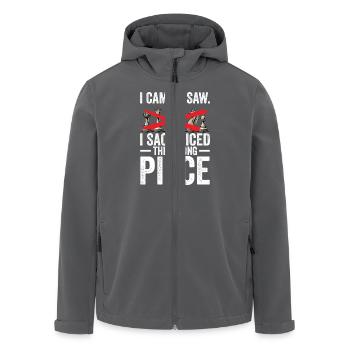 Cooles Schach Design - Anfänger Profis Schachspiel - Recycelte Männer Softshell-Jacke von Stanley/Stella - Anthrazit - Vorne - AI Model Male 185 light (185cm)