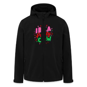 Ibiza Party Crew Urlaub Lustig - Recycelte Männer Softshell-Jacke von Stanley/Stella - Schwarz - Vorne - AI Model Male 185 light (185cm)