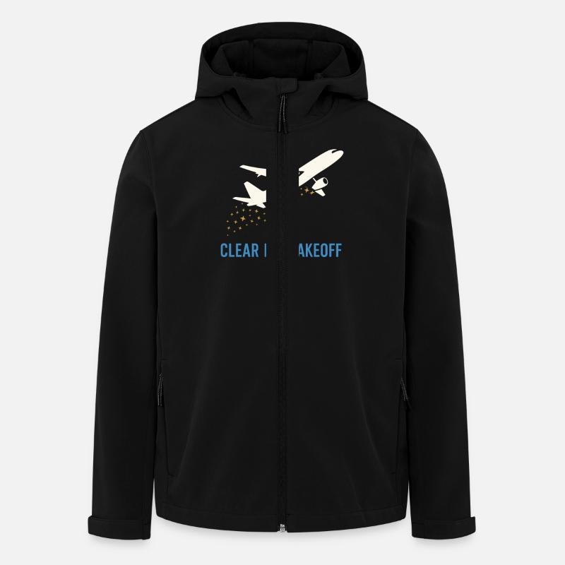 Flugbegleiter Kabinencrew Leben Luftfahrt - Recycelte Männer Softshell-Jacke von Stanley/Stella - Schwarz
